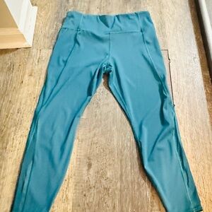 Athleta Teal Green Leggings.